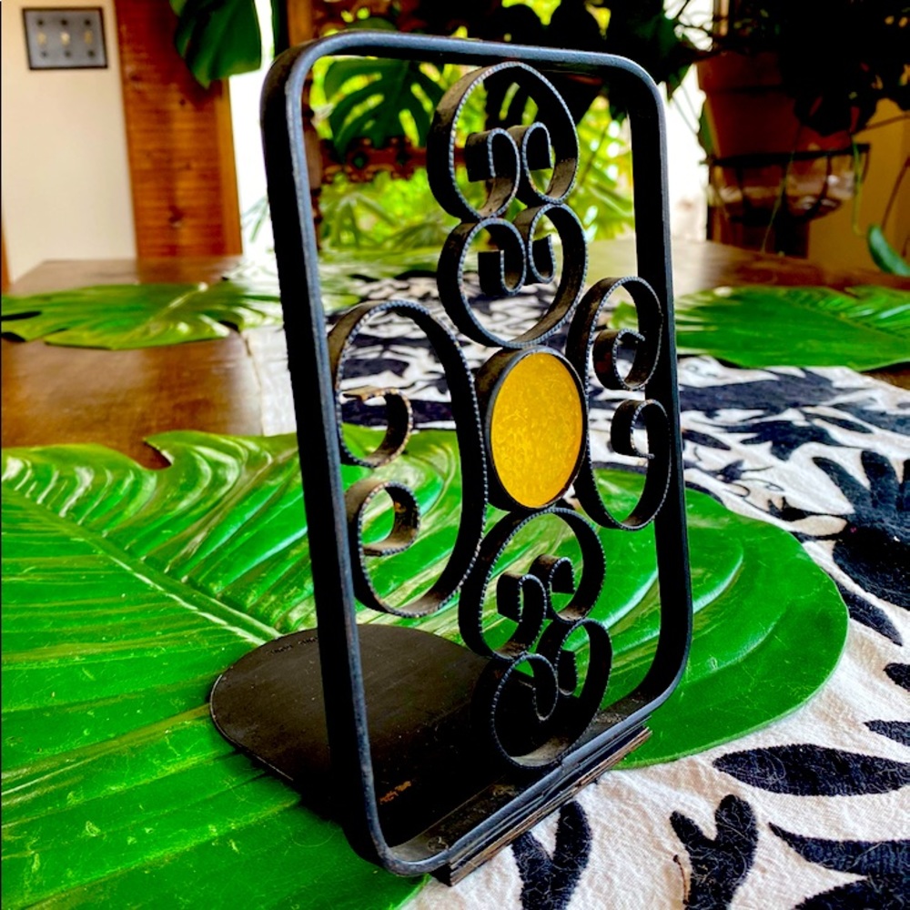 😎 Alert! Vtg Set of 2 MC Mod Spanish Revival Bookends